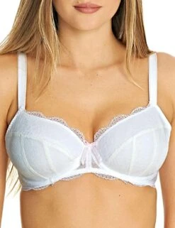 1013 Freya Fancies Padded Half Cup Bra - 1013 White