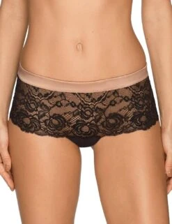 0662781 Prima Donna By Night Luxury Thong - 0662781 Black/Cream