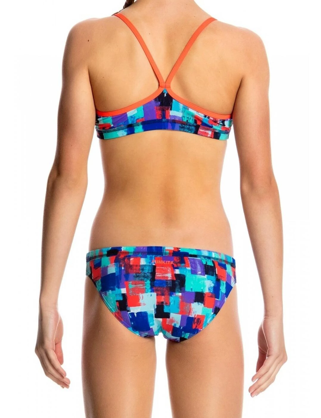 FS02G01762 Funkita Girls Racerback Two Piece Bikini Set - FS02G01762 Vincent Van Funk