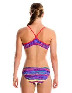 FS02G01512 Funkita Girls Racerback Two Piece Bikini Set - FS02G01512 Crystal Wave