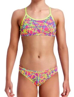 FS02G02006 Funkita Girls Bound Up Racerback Two Piece Bikini Set - FS02G02006 Bound Up