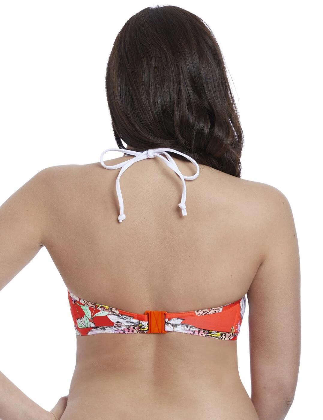 5883 Freya Swim Wild Flower Soft Triangle Bikini Top - 5883 Flame