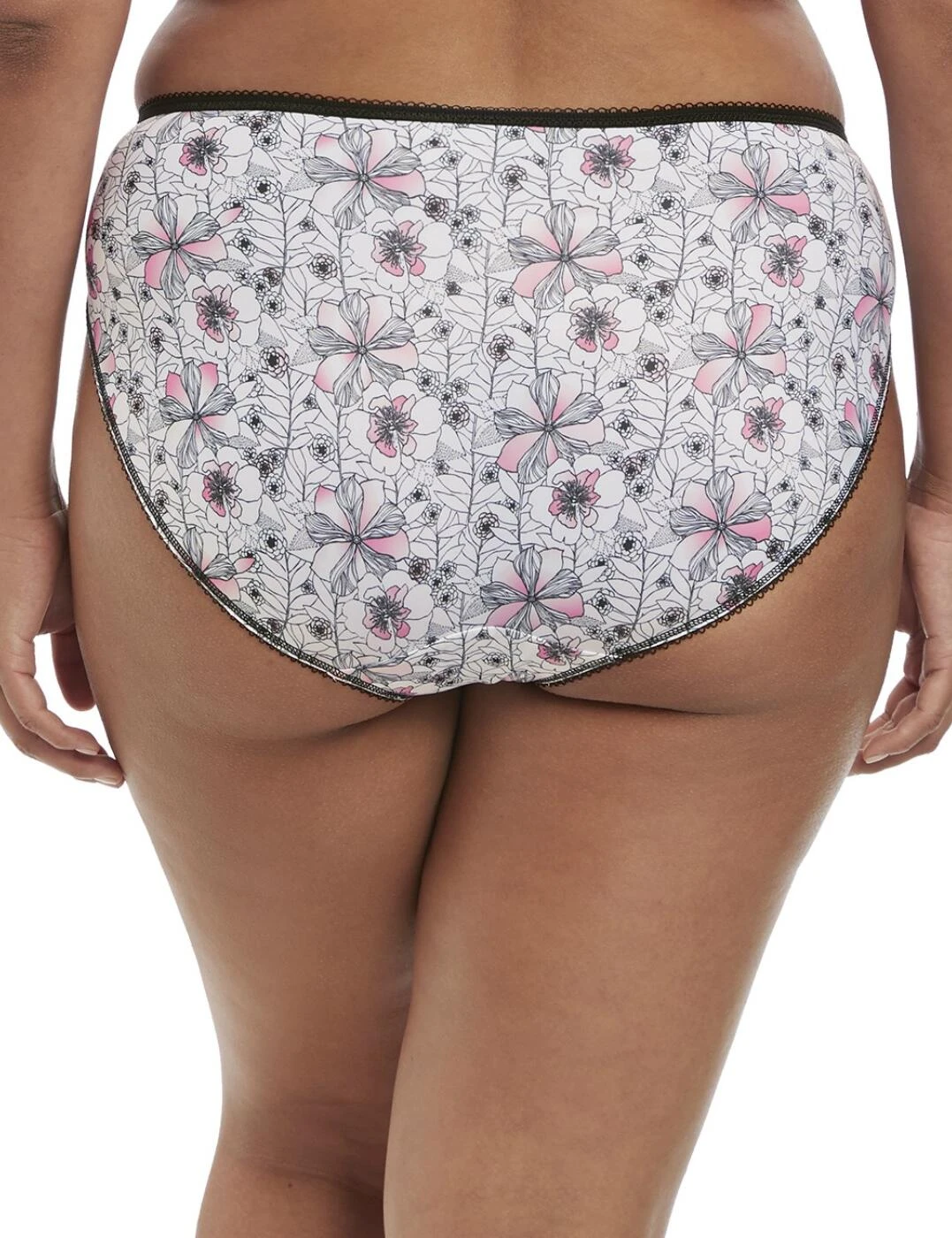 4405 Elomi Rosalind Brief - 4405 Monochrome - Image 2