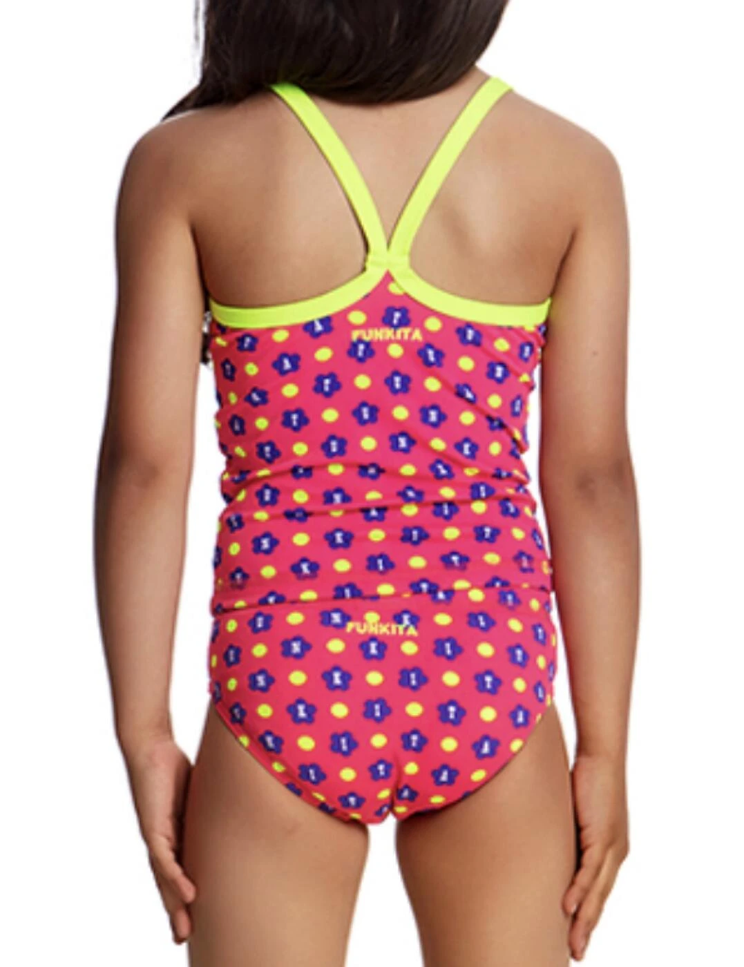 FG04T Funkita Toddler Girls Printed Tankini & Brief Set - FG04T01982 Daisy Dots