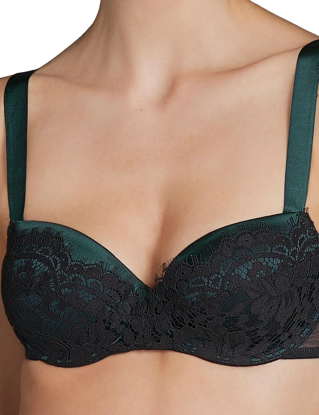 3308014 Andres Sarda Megeve Padded Balcony Bra - 3308014 Black - Image 2