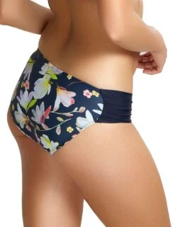 SW1059 Panache Florentine Gather Bikini Brief - SW1059 Navy Floral