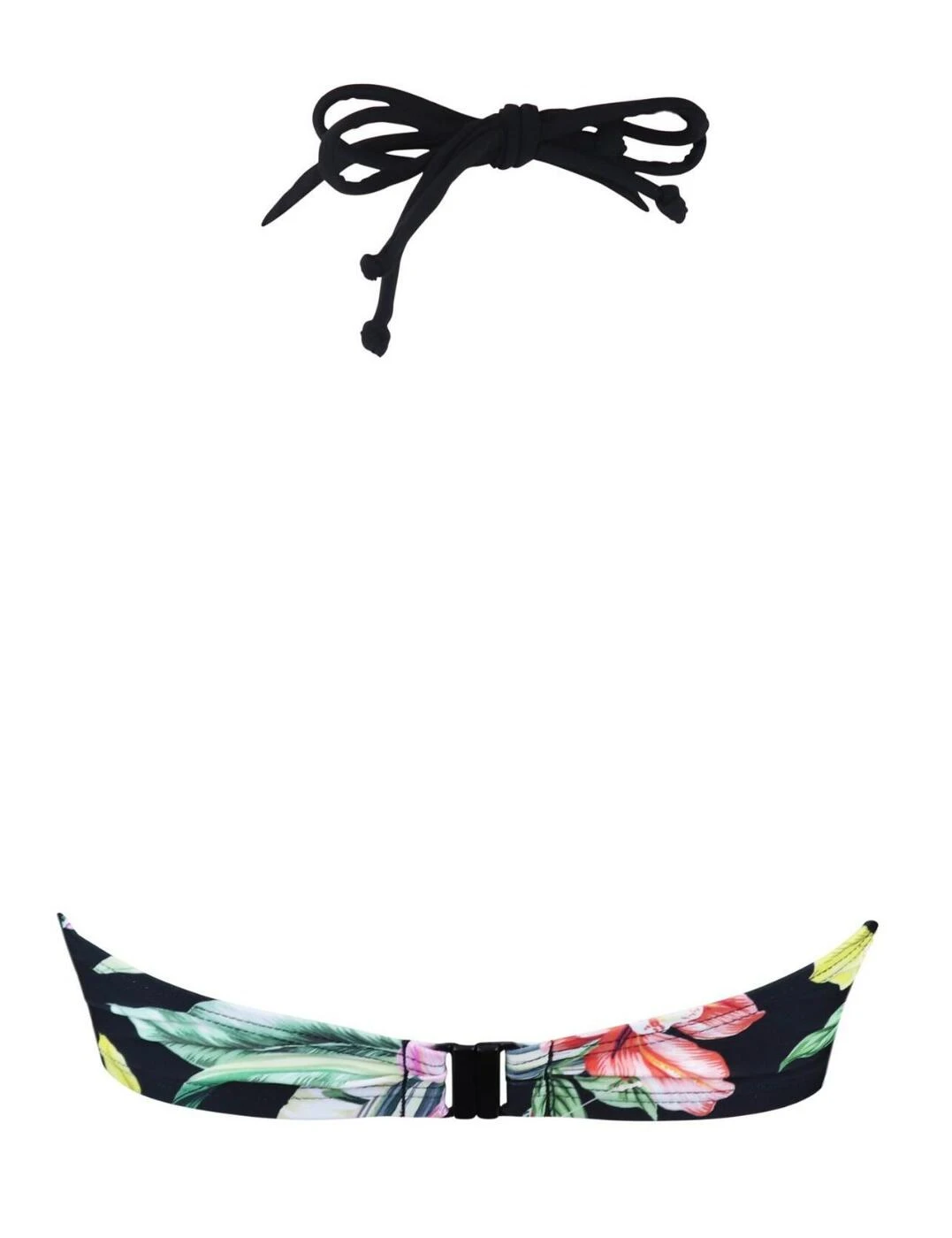 14102 Pour Moi Miami Brights Adjustable Halterneck Bikini Top - 14102 Black - Image 2