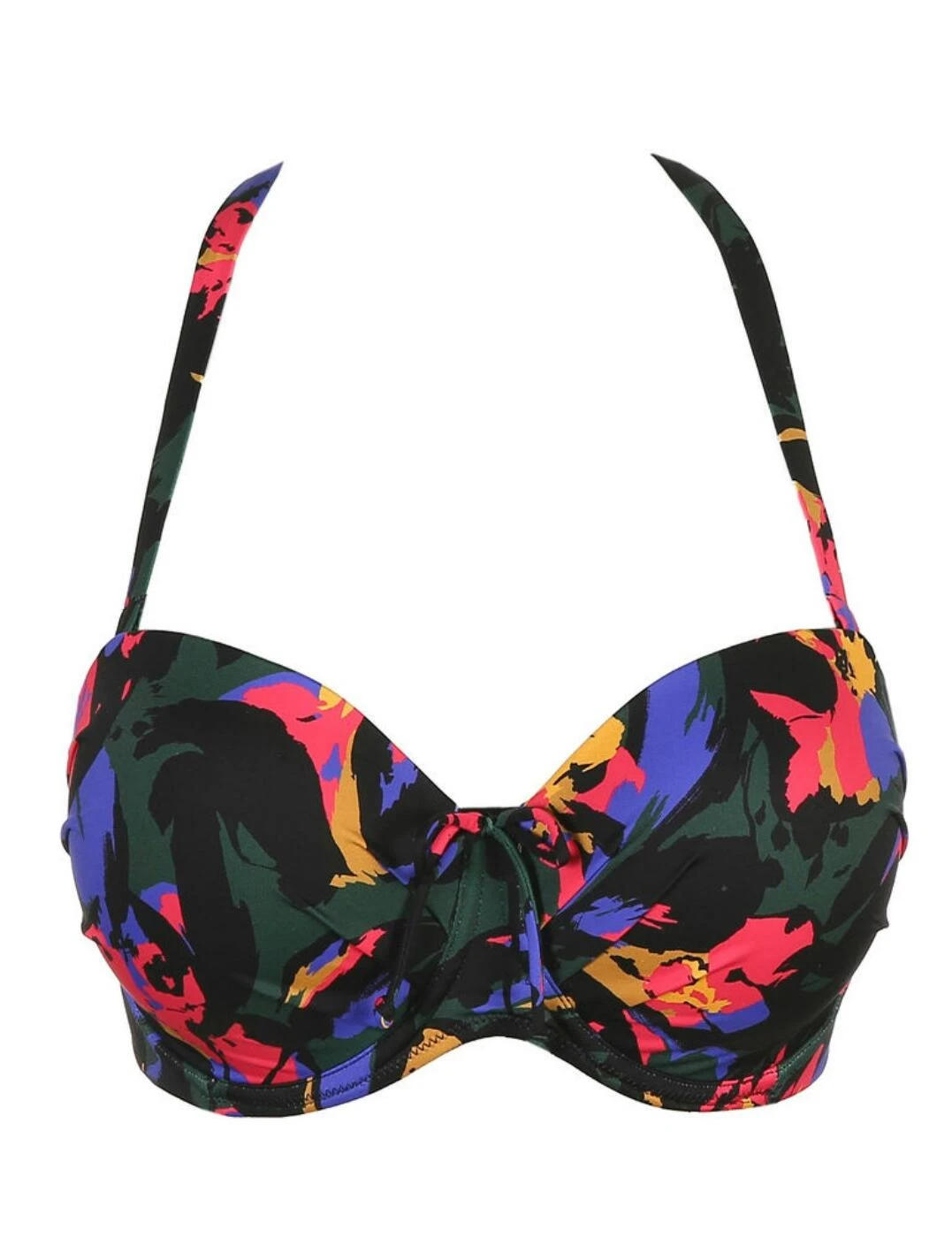 4007017 Prima Donna Swim Oasis Strapless Bikini Top - 4007017 Black Cactus - Image 3