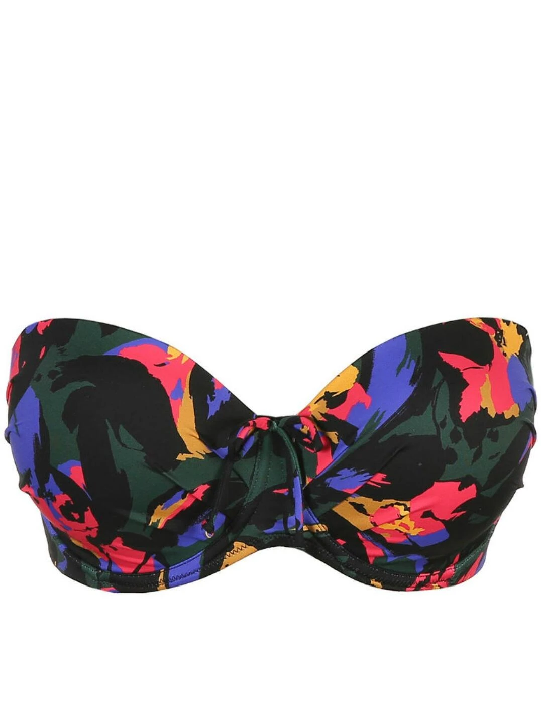 4007017 Prima Donna Swim Oasis Strapless Bikini Top - 4007017 Black Cactus - Image 2