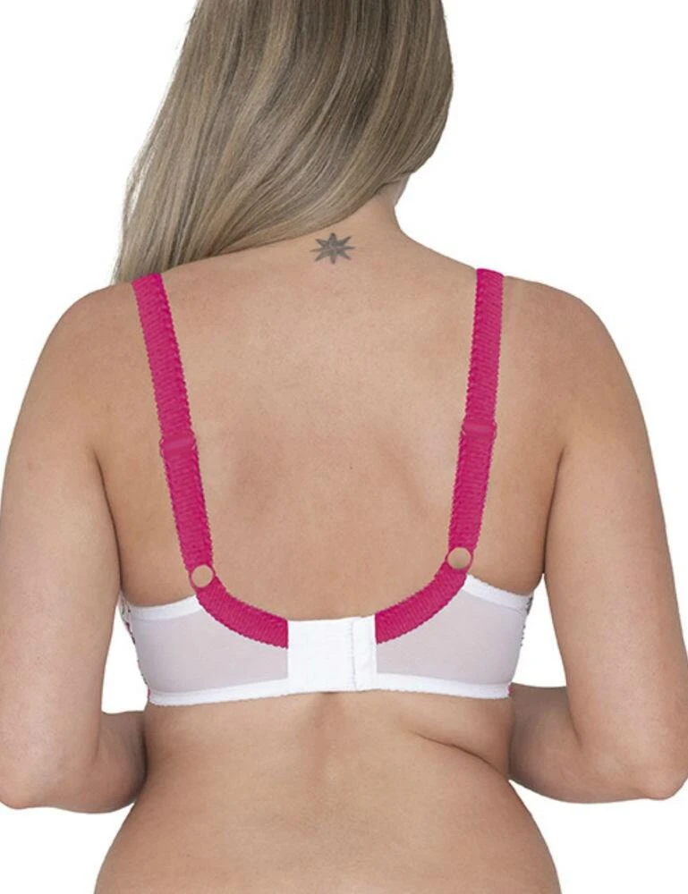 CK019100 Curvy Kate Doodle Balcony Bra - CK019100 White Print
