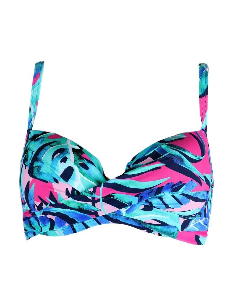 13208 Pour Moi Free Spirit Twist Front Bikini Top - 13208 Lagoon - Image 2