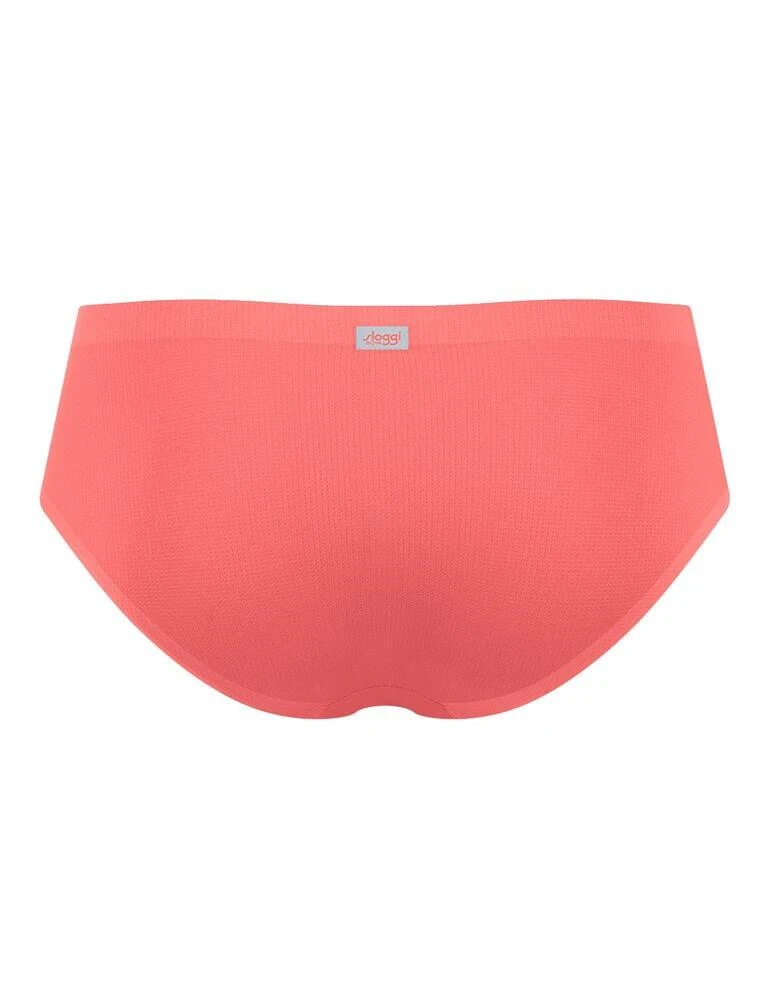 10190350 Sloggi Women Move Hipster Brief 2 Pack - 10190350 Orange/ Dark Combination - Image 3