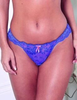 1510 Pour Moi Amour Brazilian Brief - 1510 Sapphire/Coral