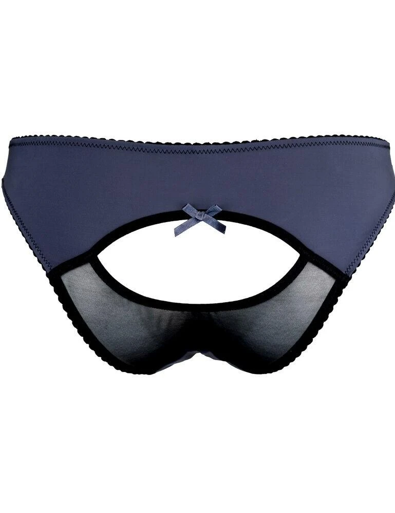 51003 Contradiction By Pour Moi Hook Up Brief - 51003 Platinum/Black - Image 2