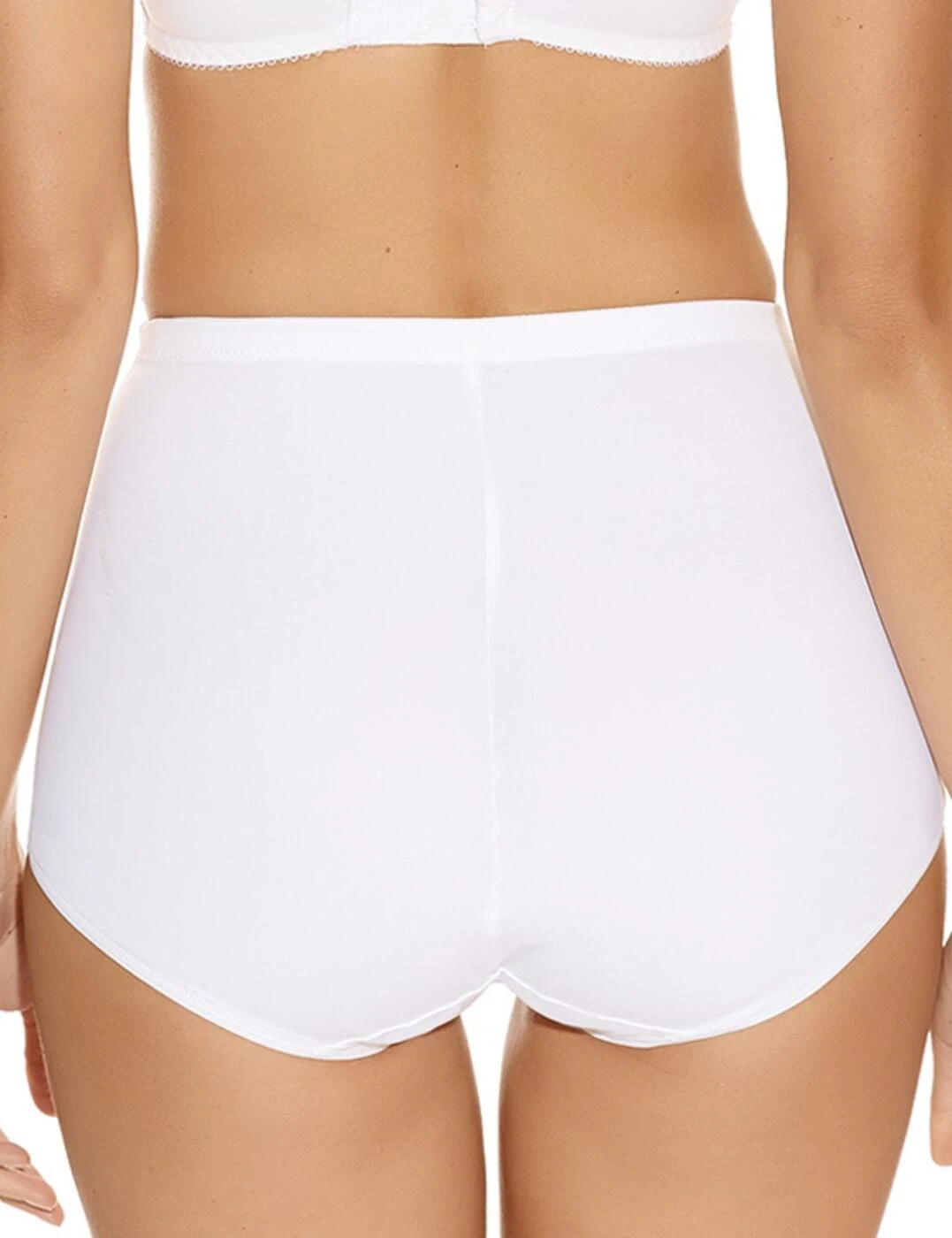2028 Fantasie Rebecca High Waist Brief - 2028 White - Image 2