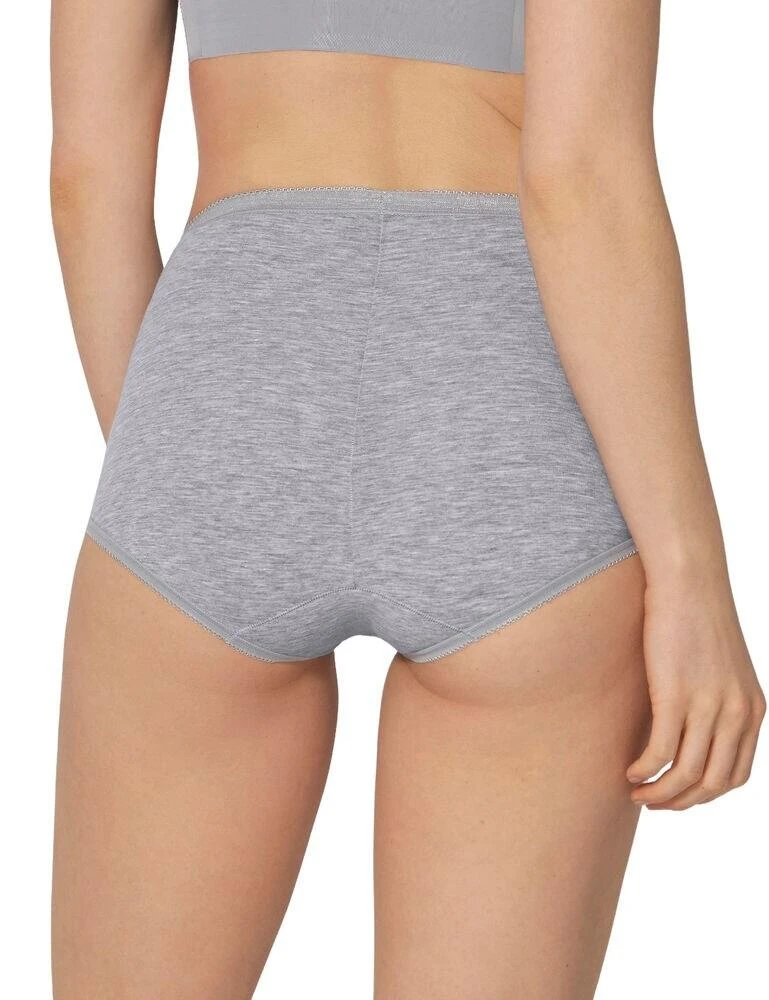 10105593 Sloggi Basic+ Maxi Brief 3 Pack - 10105593 White/Light Combination - Image 2