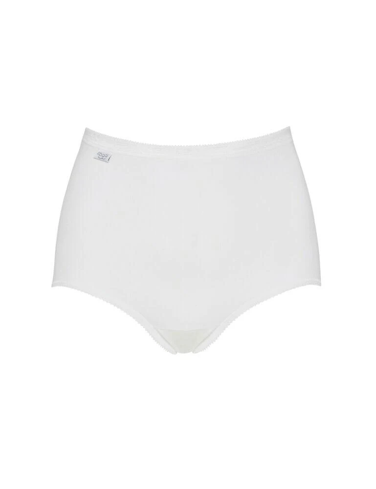 10105593 Sloggi Basic+ Maxi Brief 3 Pack - 10105593 White/Light Combination - Image 5