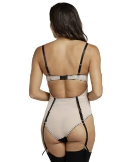 PPR019 Playful Promises Regalia Lola Lace Body - PPR019 Nude/Black