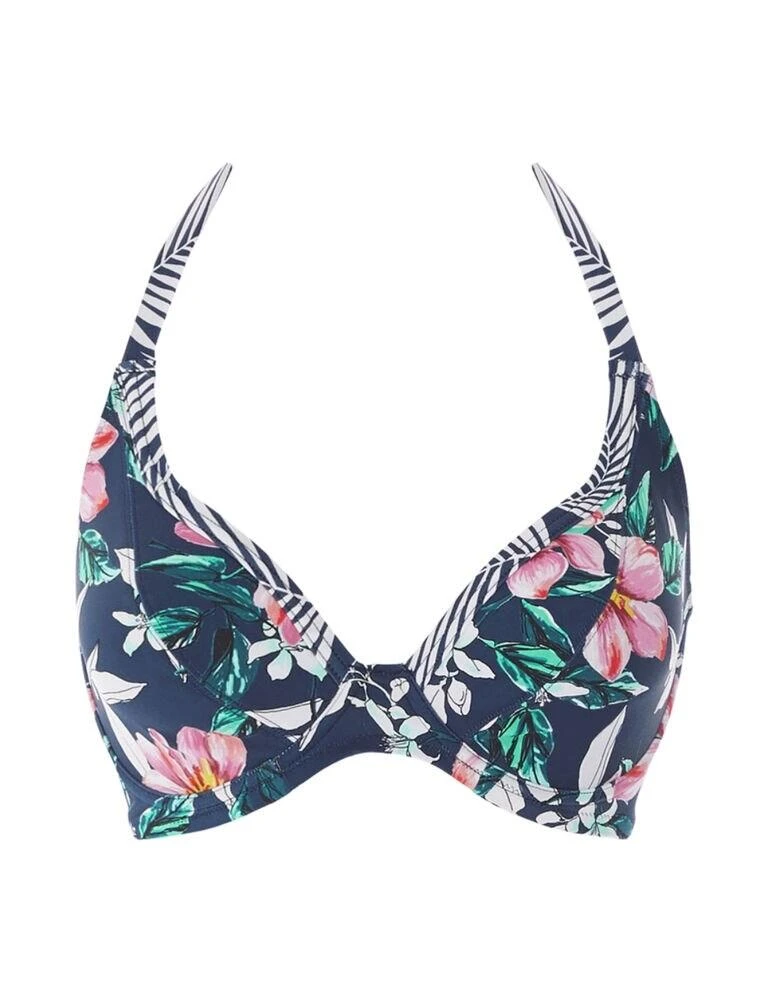 6891 Fantasie Port Maria Plunge Bikini Top - 6891 Ink - Image 2