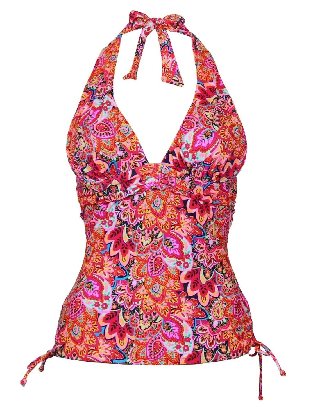 181866 Pour Moi Cote D'Azur Halter Tankini Top - 181866 Multi - Image 2