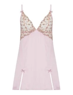 ELI-028-04 Muse By Coco De Mer Elizabeth Slip - ELI-028-04 Pink