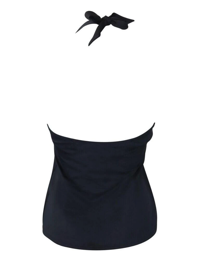 15208 Pour Moi Santa Monica Halter Underwired Tankini Top - 15208 Black - Image 2