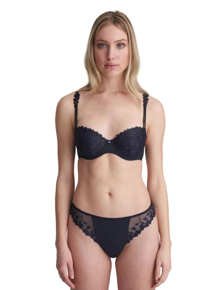 0102529 Marie Jo Leda Padded Balcony Bra - 0102529 Night Blue - Image 4