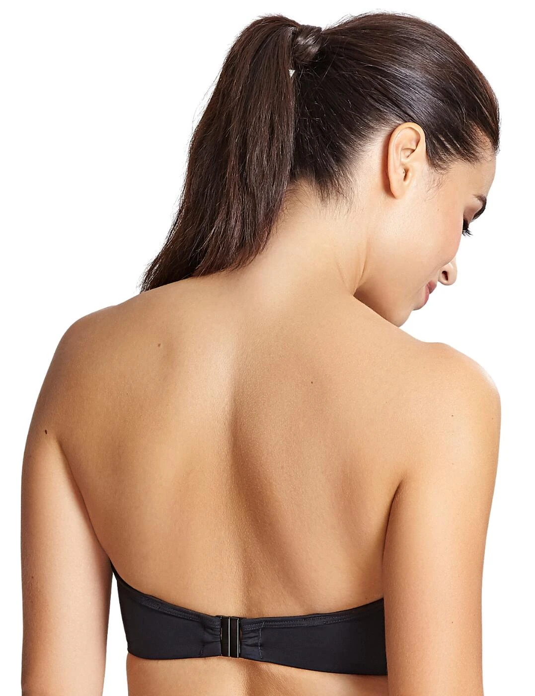 SW1303 Panache Anya Riva Twist Bandeau Bikini Top - SW1303 Black - Image 4