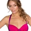 27000 Pour Moi Bahamas Padded Halter Bikini Top - 27000 Purple/Pink