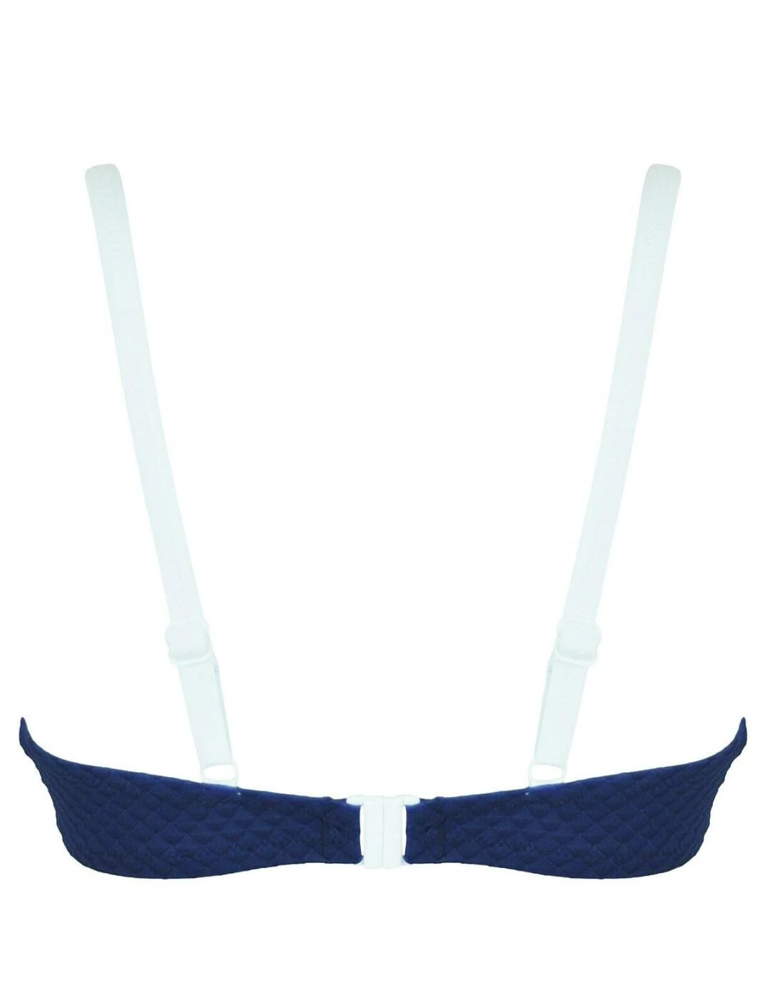66000 Pour Moi Waffle Sweetheart Bikini Top - 66000 Navy - Image 3