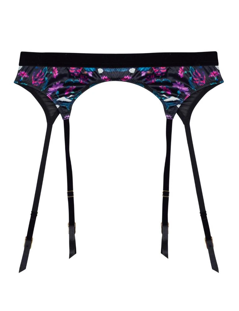 PPSB3196 Playful Promises Noriko Suspender Belt - PPSB3196 Crane Print - Image 2
