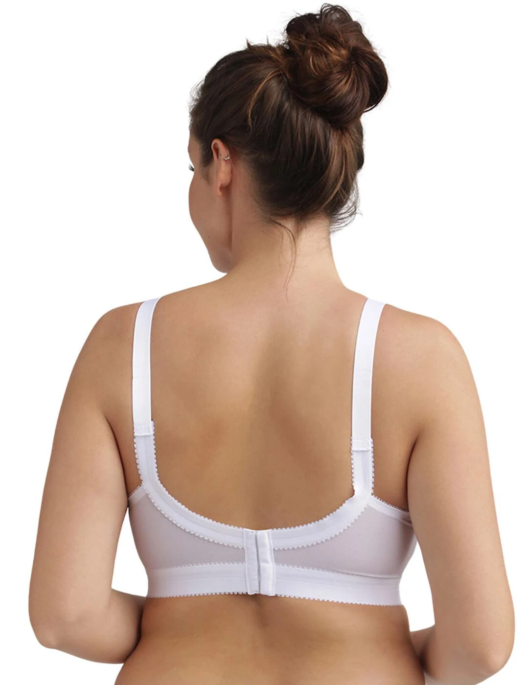 P01652 Playtex Cross Your Heart Non-Wired Bra 2 Pack - P01652 White/Skin - Image 2
