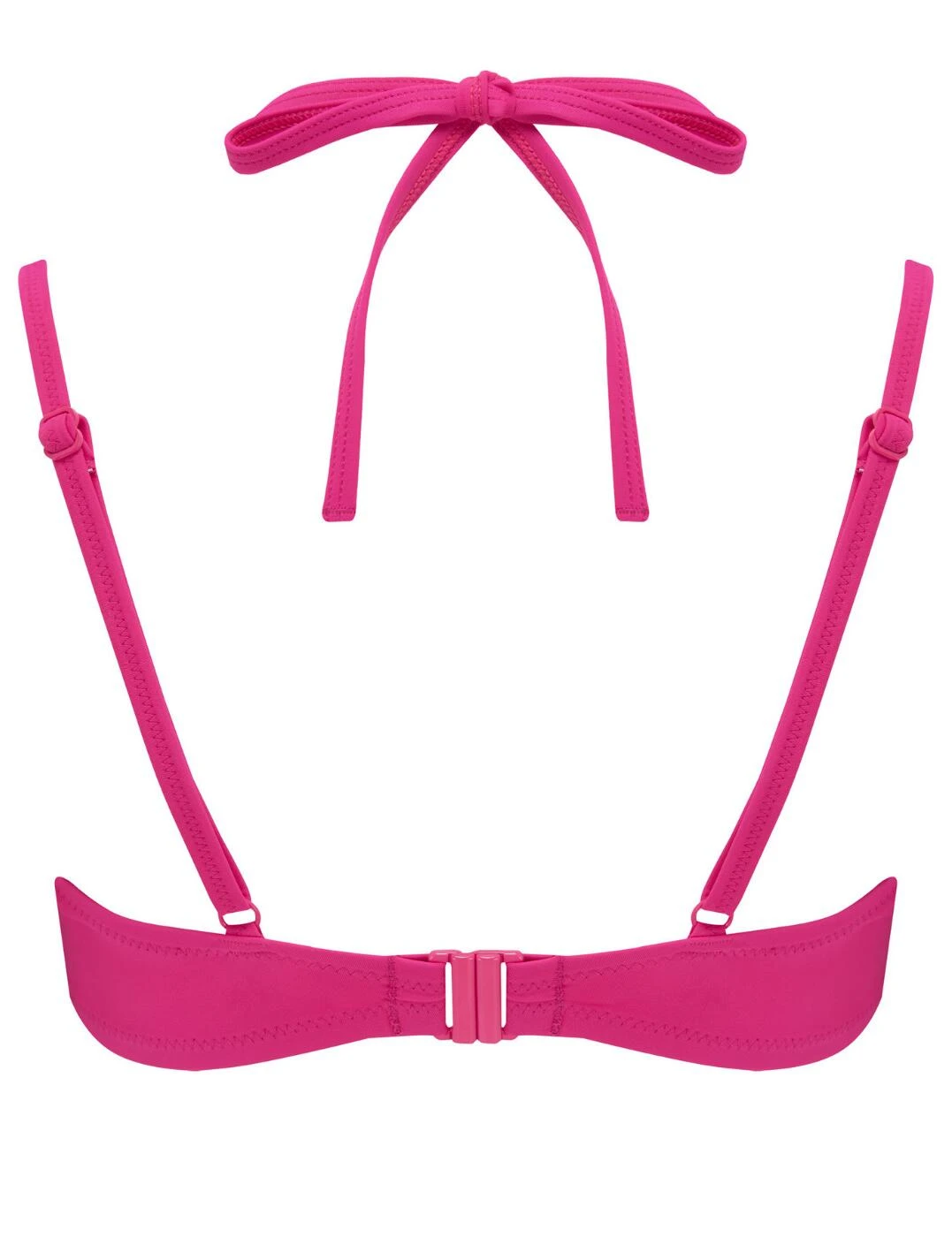 30015 Pour Moi Glamazon Underwired Double Strap Bikini Top - 30015 Hot Pink - Image 3