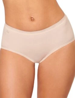 10107163 Sloggi Basi Midi Brief 3 Pack - 10107163 Pink Dark Combination