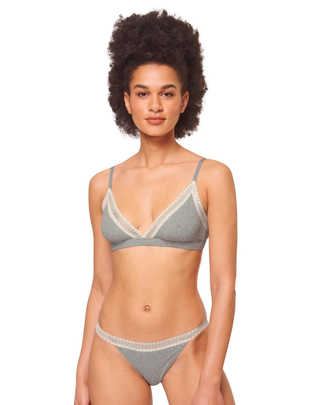 10213180 Sloggi Go Ribbed Tanga Brief 2 Pack - 10213180 Blue - Light Combination - Image 5