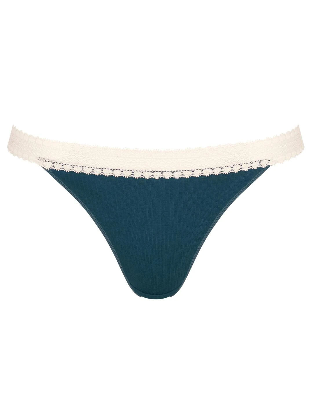 10213180 Sloggi Go Ribbed Tanga Brief 2 Pack - 10213180 Blue - Light Combination - Image 3