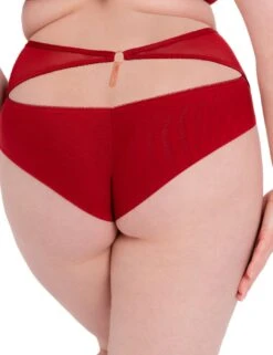 ST016208 Scantilly By Curvy Kate Unchained High Waist Brief - ST016208 Deep Red