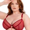 ST016101 Scantilly By Curvy Kate Unchained Plunge Bra - ST016101 Deep Red
