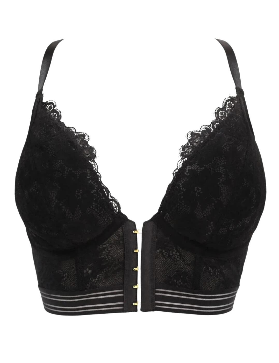 21601 Pour Moi Revolution Front Fastening Bralette Bra - 21601 Black - Image 2