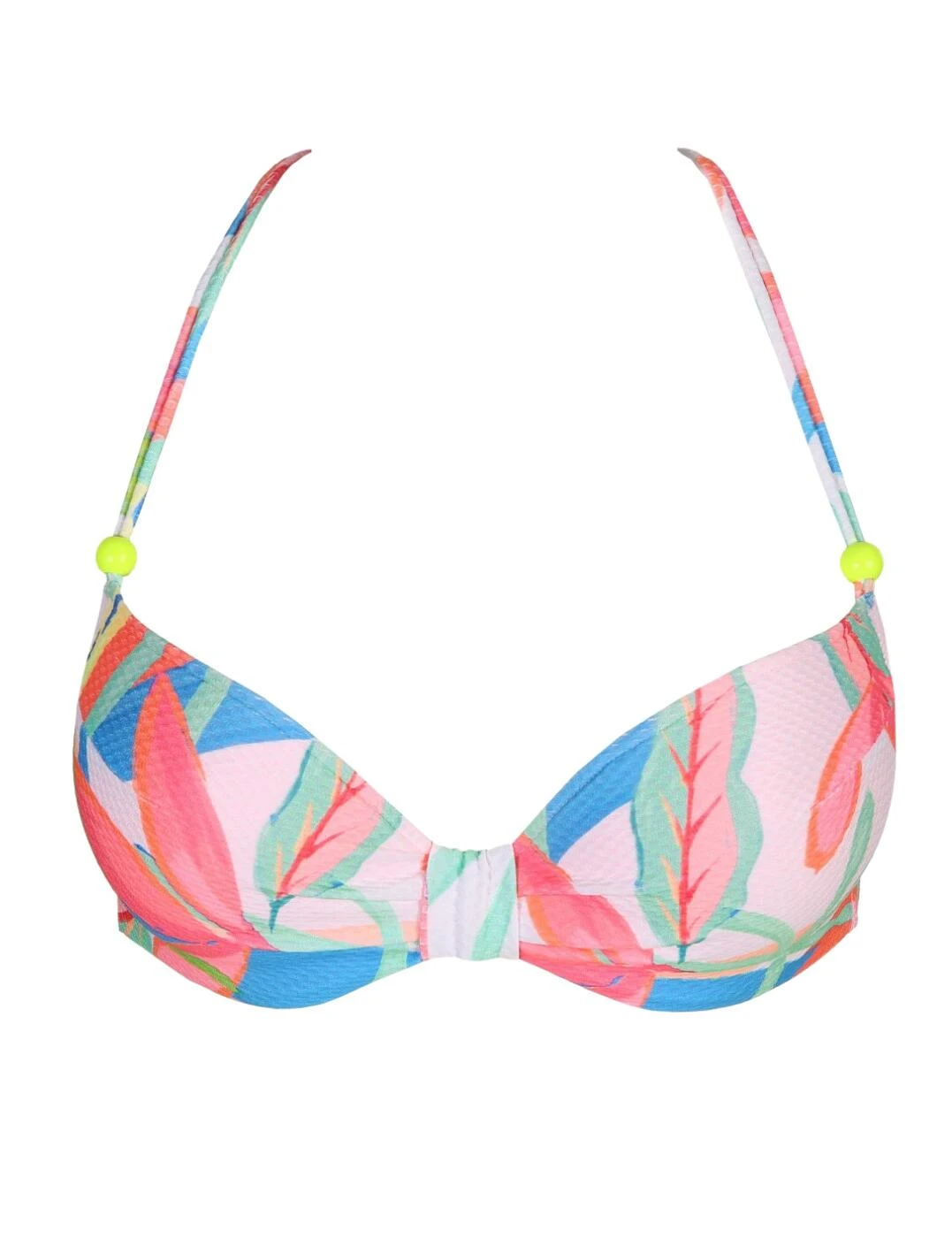 1004916 Marie Jo Tarifa Padded Plunge Bikini Top - 1004916 Tropical Blossom - Image 4