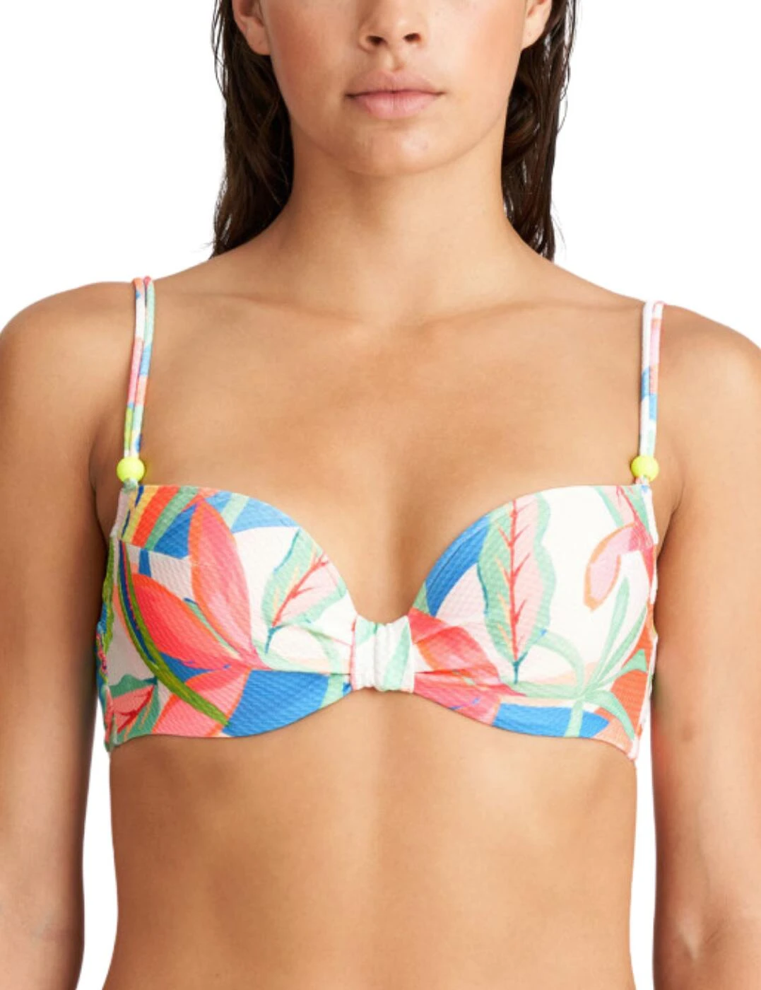 1004916 Marie Jo Tarifa Padded Plunge Bikini Top - 1004916 Tropical Blossom - Image 5
