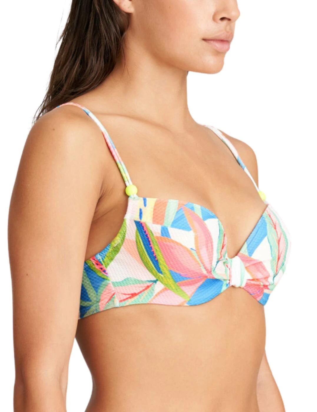1004916 Marie Jo Tarifa Padded Plunge Bikini Top - 1004916 Tropical Blossom - Image 8