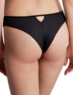 10672 Panache Porcelain Elan Luxe Brazilian Brief - 10672 Noir