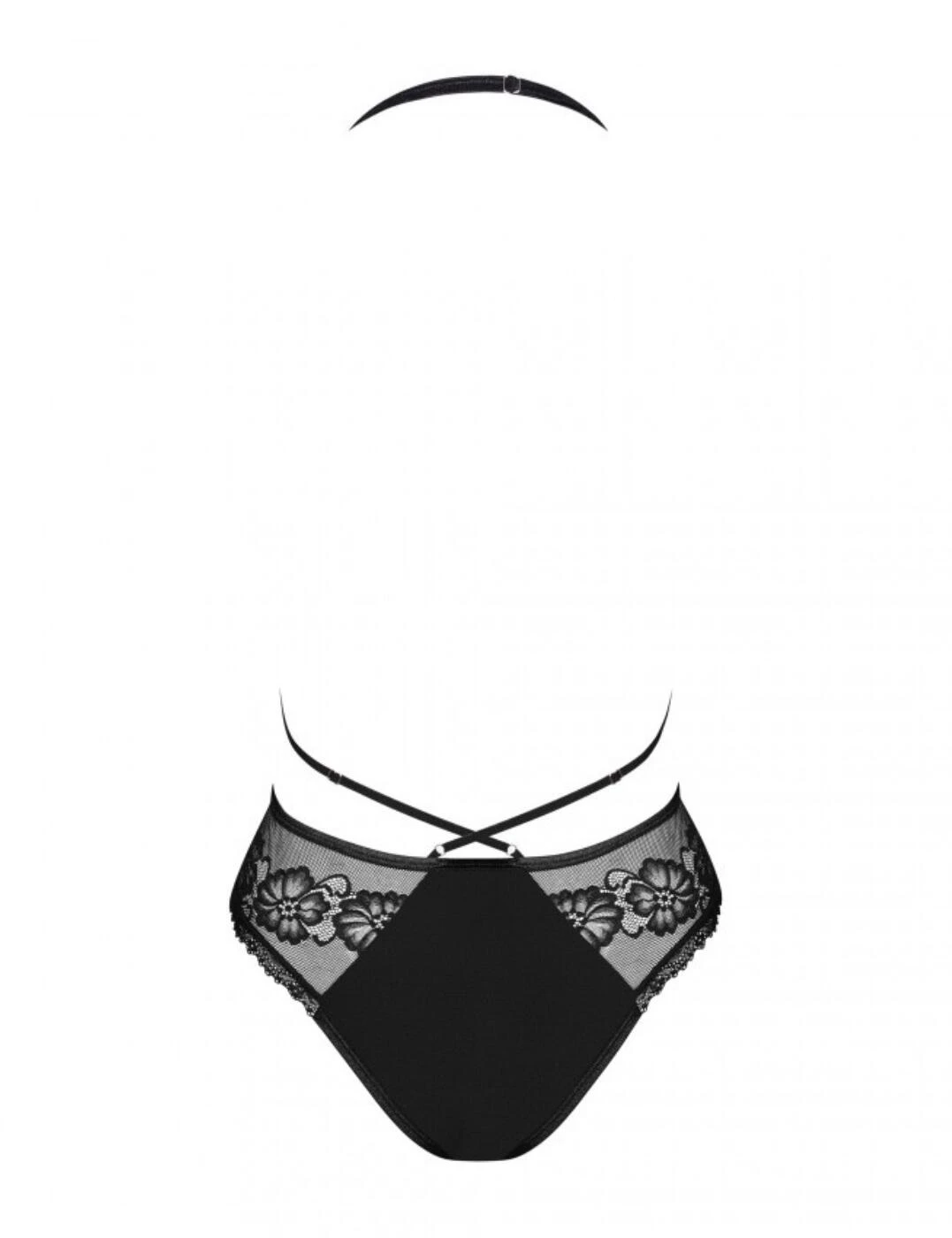 Obsessive Canndis Teddy Bodysuit - Black - Image 3