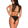 Obsessive Elisetta 2 Piece Lingerie Set - Black