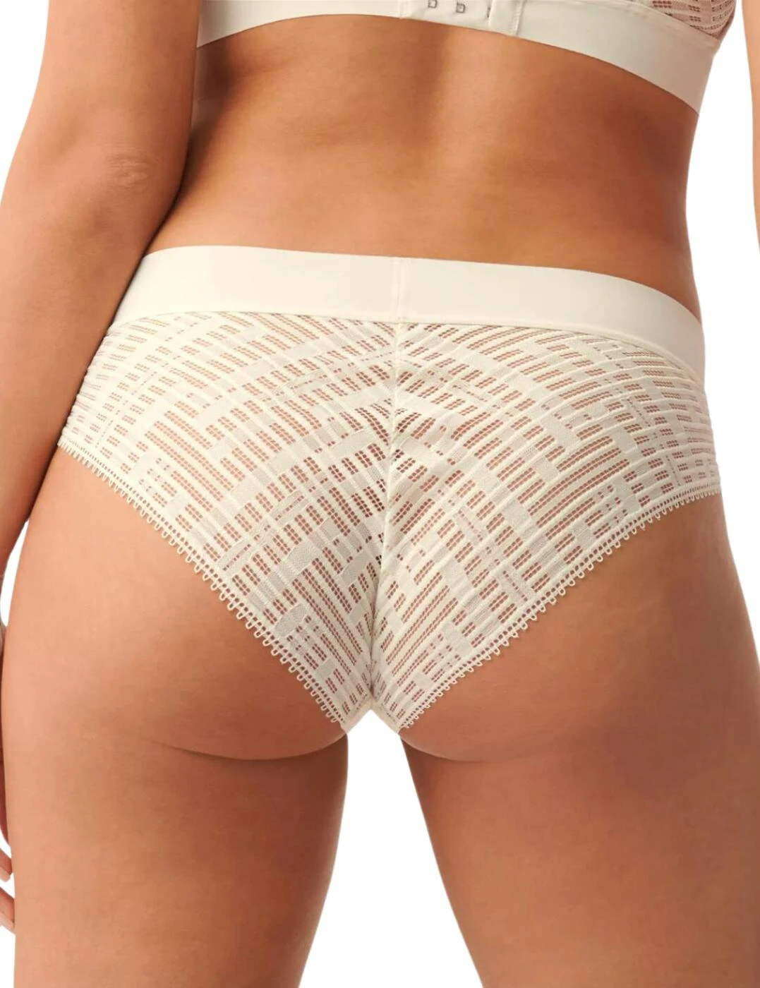 10205265 Sloggi S Seven High Leg Brief - 10205265 Ecru White