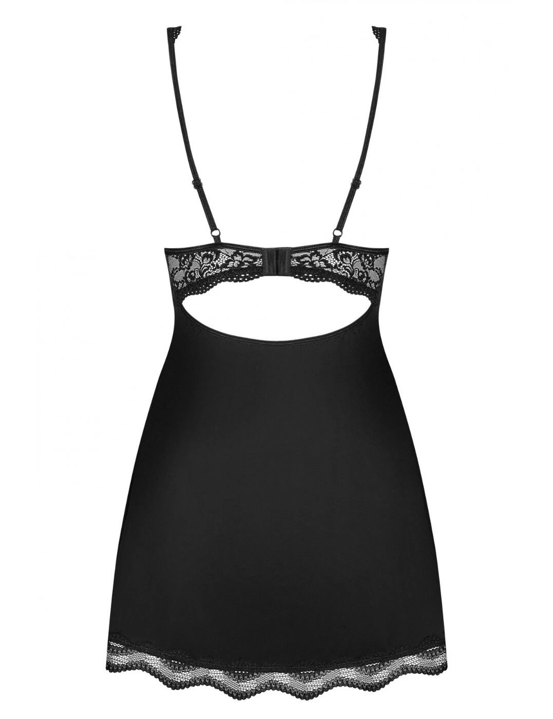 Obsessive Luvae Babydoll Chemise - Black - Image 3