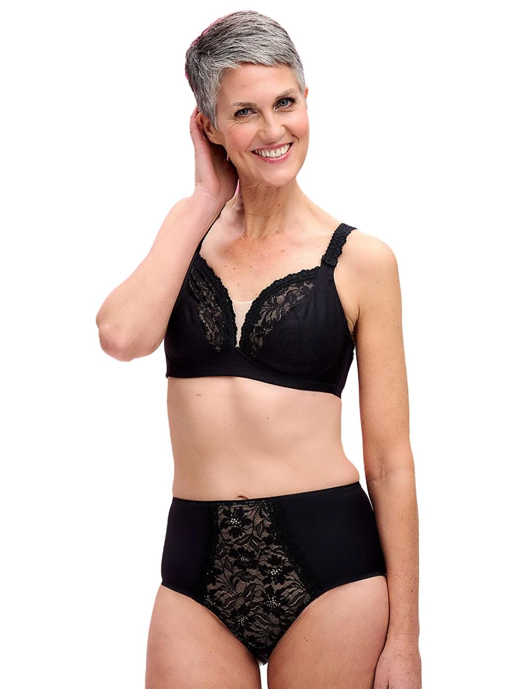 1469 Anita Helen High Waist Briefs - 1469 Black - Image 2