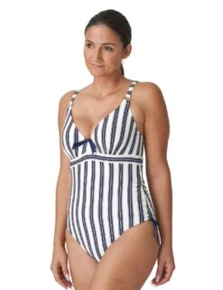 4010539 Prima Donna Leros Plunge Swimsuit - 4010539 Natural