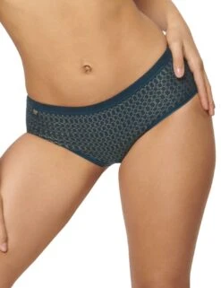 10071781 Sloggi Basic+ 4 Pack Midi Briefs - 10071781 Blue - Dark Combination